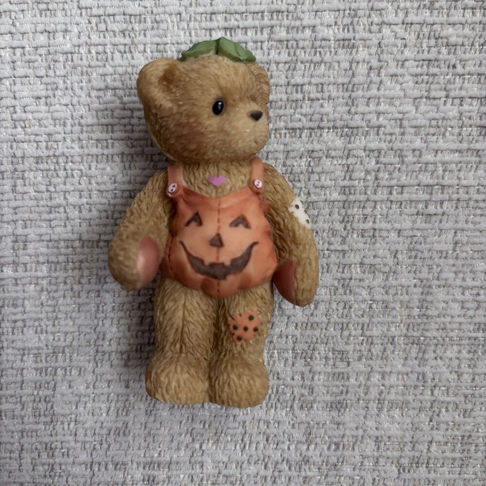 Cherished Teddies Figurine: 2000 Adelaide Halloween Pumpkin Bear -no Box